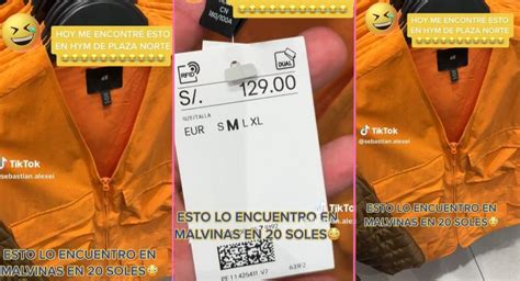 Joven peruano sorprendido con peculiar modelo de chaleco en H&M d.